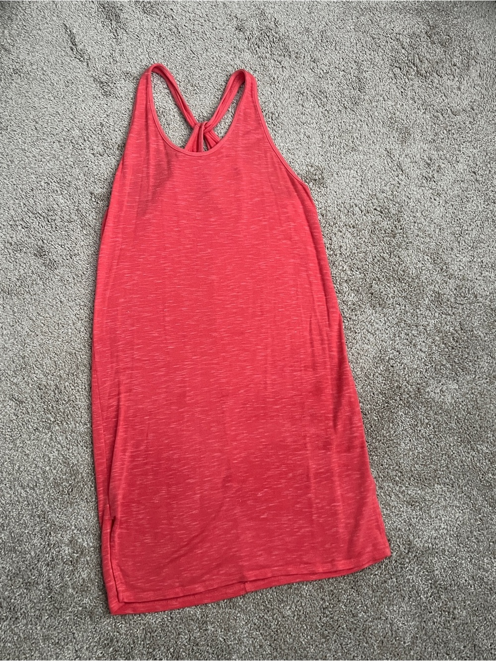 Anthropologie Saturday Sunday Asa Dress Size S Coral Racerback Tank Dress Casual
